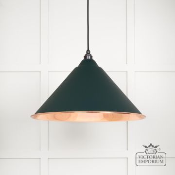 Hockliffe Pendant Light In Dingle And Smooth Copper 49503sdi Main L