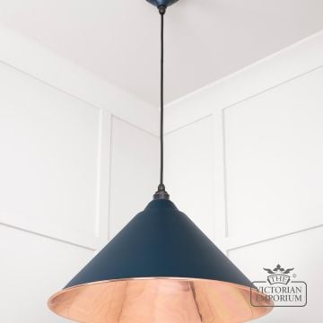 Hockliffe Pendant Light In Dusk And Smooth Copper 49503sdu 2 L