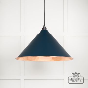 Hockliffe Pendant Light In Dusk And Smooth Copper 49503sdu Main L