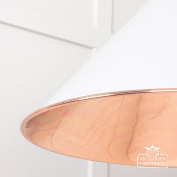 Hockliffe Pendant Light In Flock And Smooth Copper 49503sf 4 L