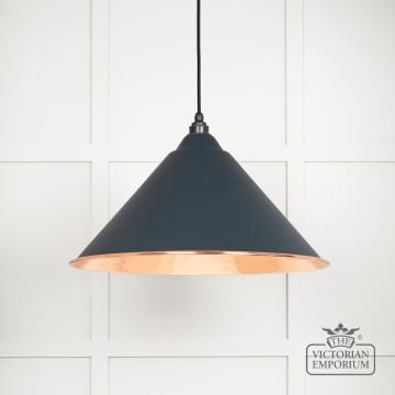 Hockliffe Pendant Light In Soot And Smooth Copper 49503so Main L