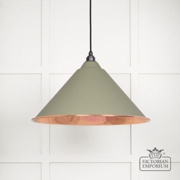 Hockliffe Pendant Light In Tump And Smooth Copper 49503stu 1 L