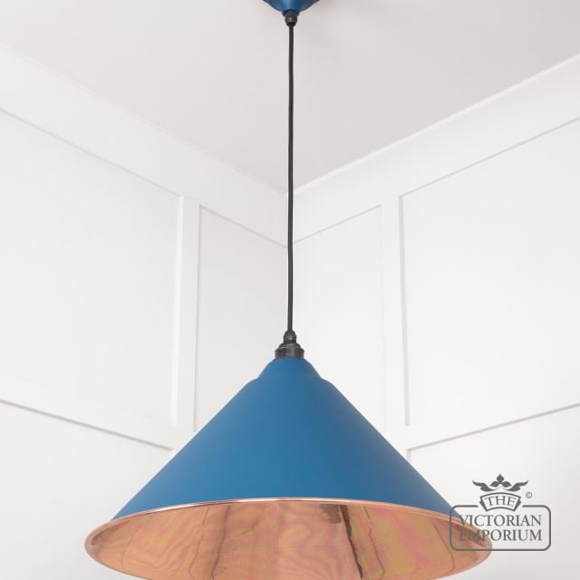 Hockliffe Pendant Light In Upstream And Smooth Copper 49503su 3 L