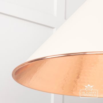 Hockliffe Pendant Light In Teasel And Hammered Copper 49503te 4 L
