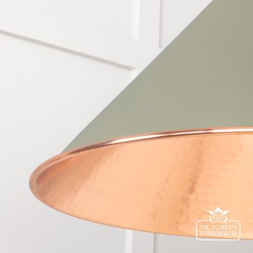 Hockliffe Pendant Light In Tump And Hammered Copper 49503tu 4 L