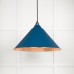 Hockliffe pendant light in Upstream and hammered copper 49503u 1 l