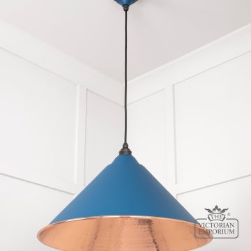 Hockliffe Pendant Light In Upstream And Hammered Copper 49503u 3 L