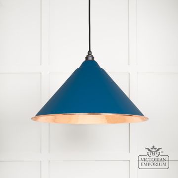 Hockliffe Pendant Light In Upstream And Hammered Copper 49503u Main L