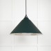 Hockliffe pendant light in smooth nickel and Dingle exterior 49506di 1 l