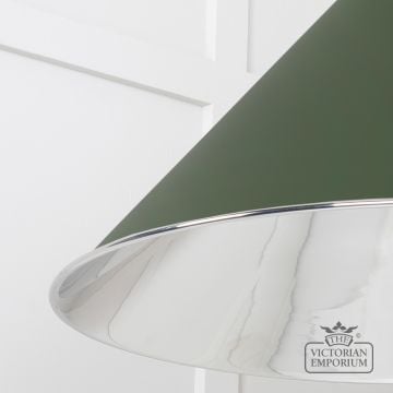 Hockliffe Pendant Light In Smooth Nickel And Heath Exterior 49506h 4 L