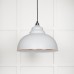 Harlow pendant light in Flock with white gloss interior 49508f 1 l