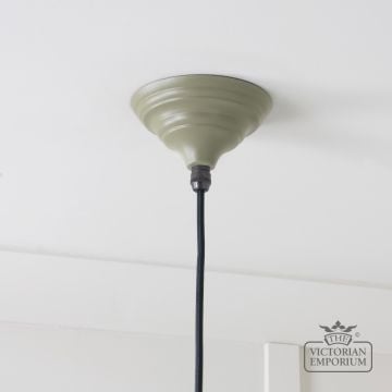 Harlow Pendant Light In Tump With White Gloss Interior 49508tu 5 L