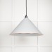 Hockliffe pendant light in Flock and White gloss interior 49510f 1 l