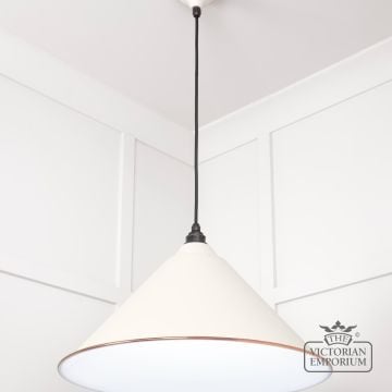 Hockliffe Pendant Light In Teasel And White Gloss Interior 49510te 2 L