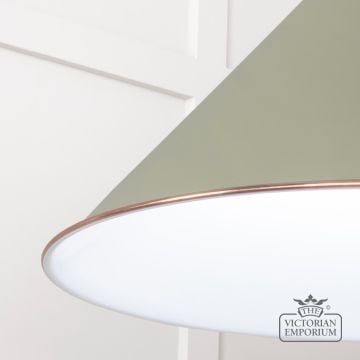 Hockliffe Pendant Light In Tump And White Gloss Interior 49510tu 4 L