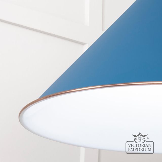 Fe Pendant Light In Upstream And White Gloss Interior 49510u 4 L