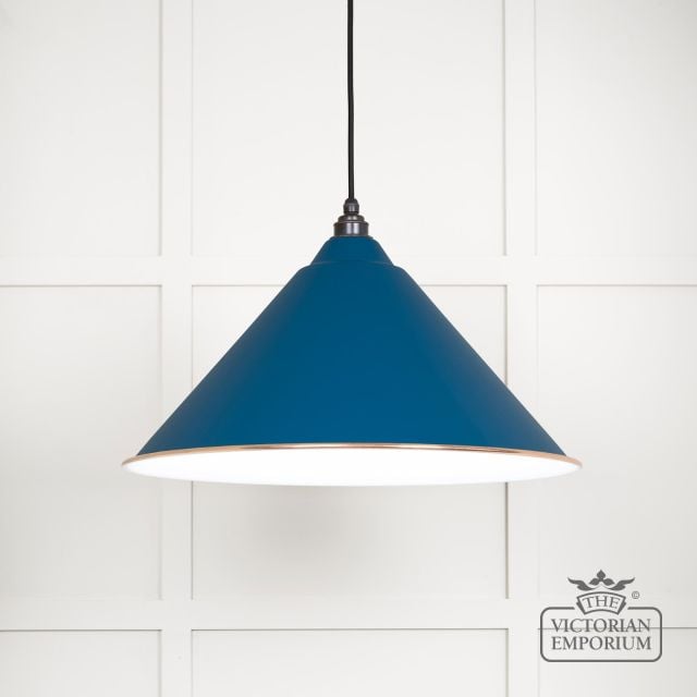 Fe Pendant Light In Upstream And White Gloss Interior 49510u Main L