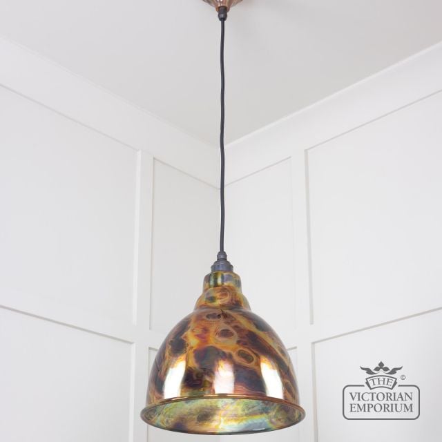Brindle Pendant Light In Burnished Finish 49513 2 L
