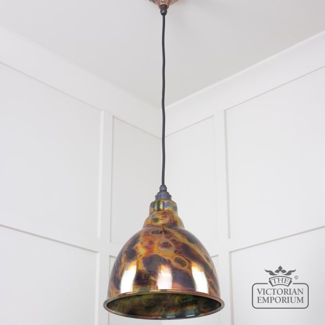 Brindle Pendant Light In Burnished Finish 49513 3 L