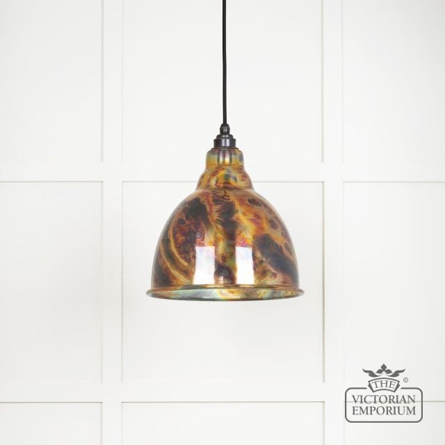Brindle Pendant Light In Burnished Finish 49513 Main L