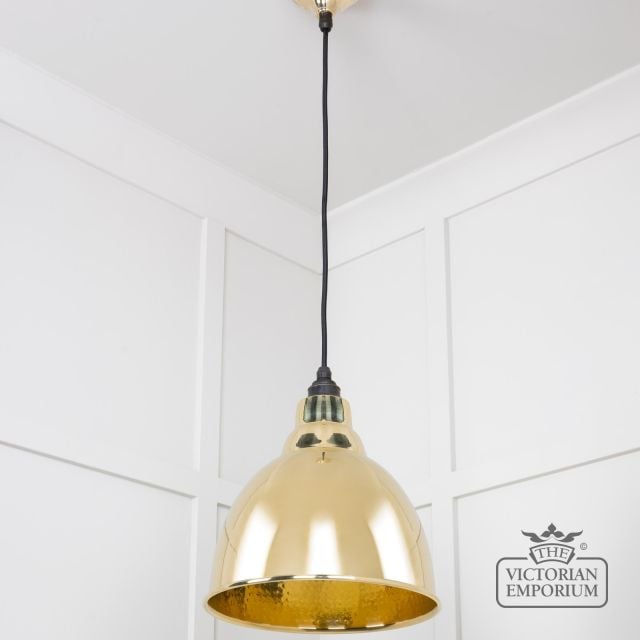 Rindle Pendant Light In Brass Finish 49517 3 L
