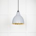 Brindle pendant light in Smooth brass and Birch finish 49518bi 1 l