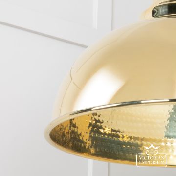 Harlow Pendant Light In Hammered Brass 49521 4 L