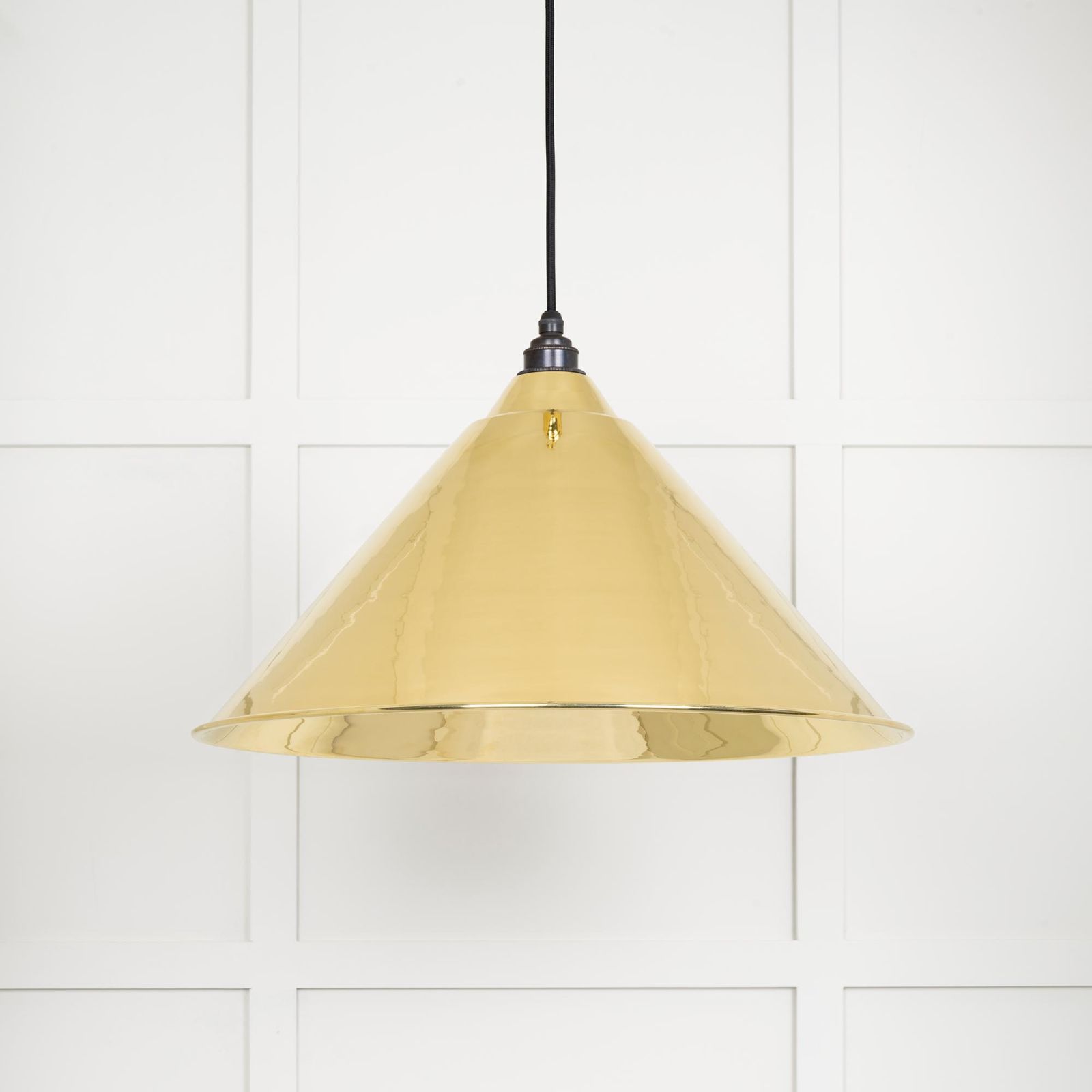 Hockliffe pendant light in Smooth Brass | Kitchen Lighting