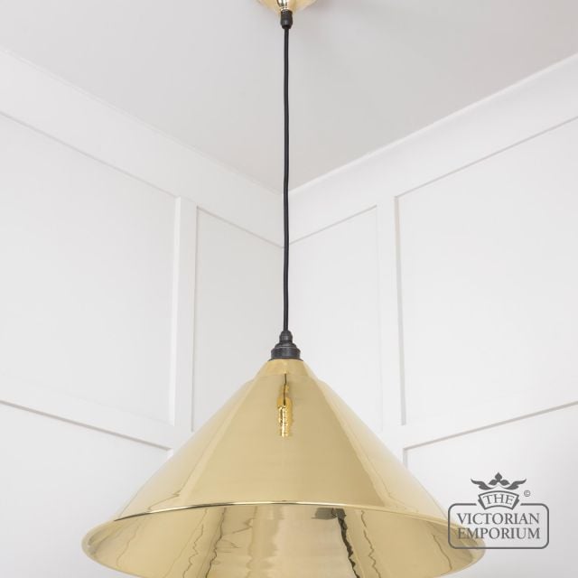 Hockliffe Pendant Light In Smooth Brass 49524 3 L