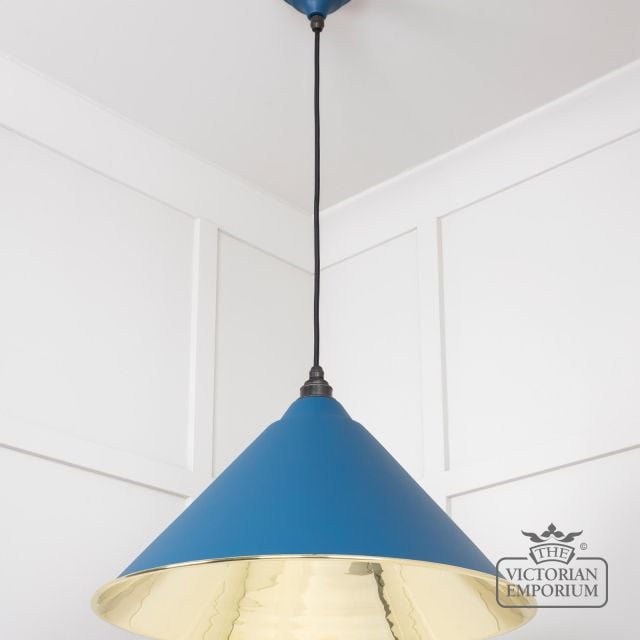Hockliffe Pendant Light In Upstream And Smooth Brass 49524u 2 L
