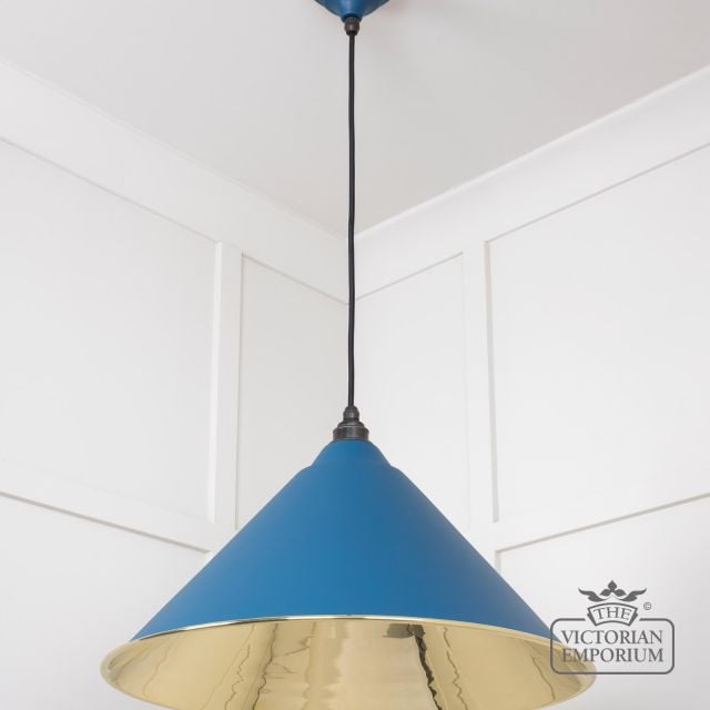 Hockliffe Pendant Light In Upstream And Smooth Brass 49524u 3 L