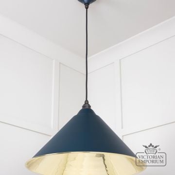 Hockliffe Pendant Light In Dusk And Smooth Brass 49524du 2 L