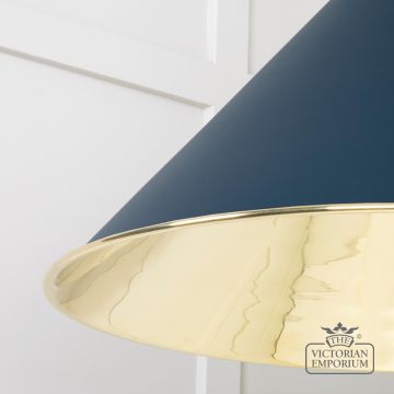 Hockliffe Pendant Light In Dusk And Smooth Brass 49524du 4 L