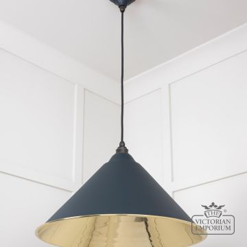 Hockliffe Pendant Light In Soot And Smooth Brass 49524so 3 L