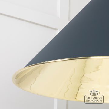 Hockliffe Pendant Light In Soot And Smooth Brass 49524so 4 L