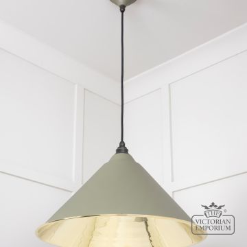 Hockliffe Pendant Light In Tump And Smooth Brass 49524tu 2 L