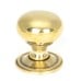 Aged Brass Mushroom Cabinet Knob 46723 main l
