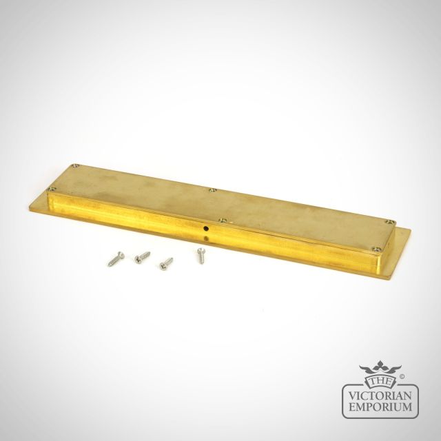 Polished Brass Rectangular Pull For Sliding Doors 47160 1 L