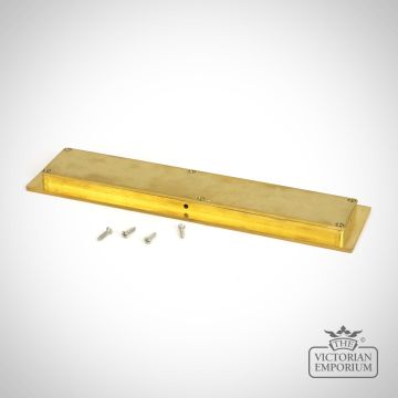 Polished Brass Rectangular Pull For Sliding Doors 47160 1 L