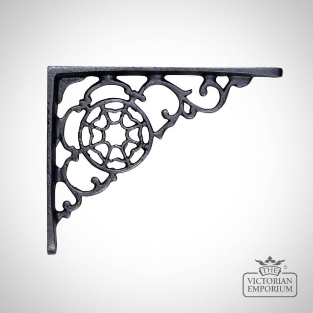 30070cai170 Shelf Bracket Cobweb Cast Antique Iron 125 X 165mm