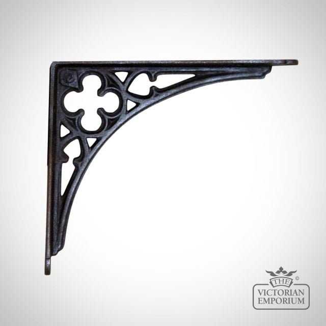 70070kai180 Shelf Bracket Gothic Bent Ant Iron 180mm