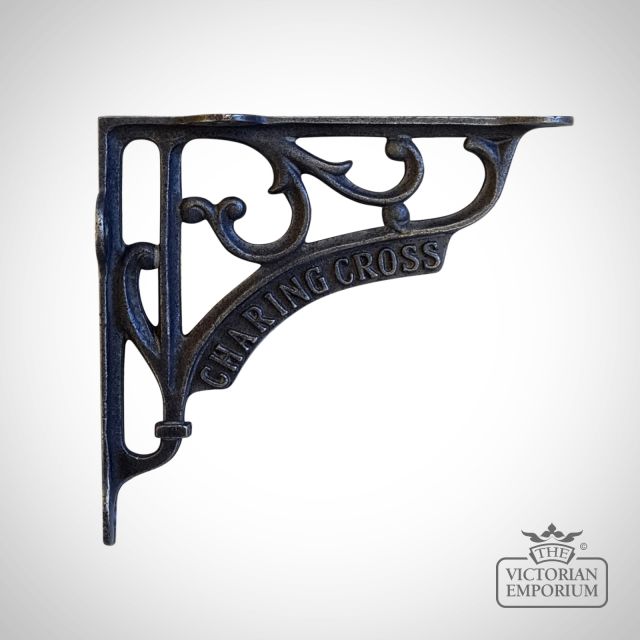 D197 Shelf Bracket Heritage Charing Cross Cast Antique Iron 150 X 150mm (2)jpg