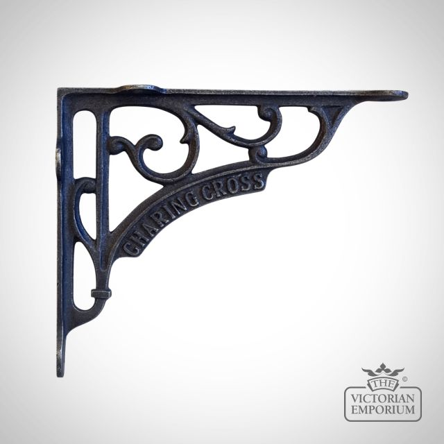 D198 Shelf Bracket Heritage Charing Cross Cast Antique Iron 180 X 195mm (2)jpg