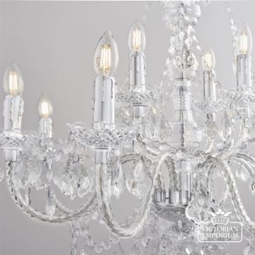 Clarence 12 Light Chandelier Crystal Chrome 98031 3