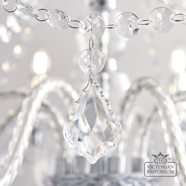 Clarence 12 Light Chandelier Crystal Chrome 98031 5