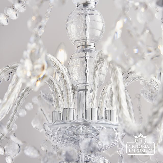 Clarence 8 Light Chandelier Crystal Chrome 55946 3