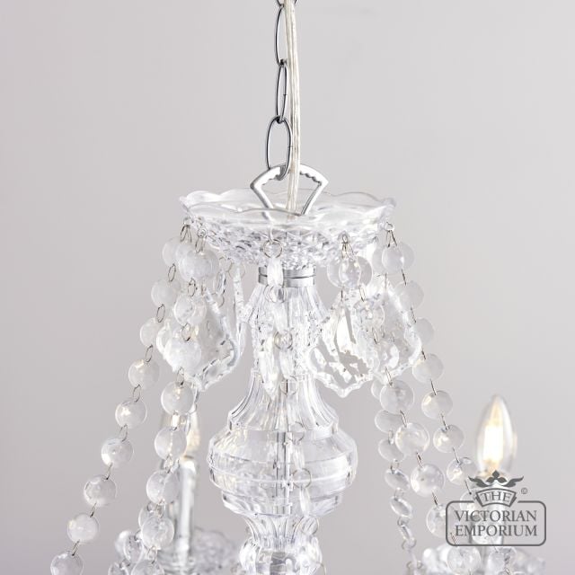 Clarence 8 Light Chandelier Crystal Chrome 55946 5