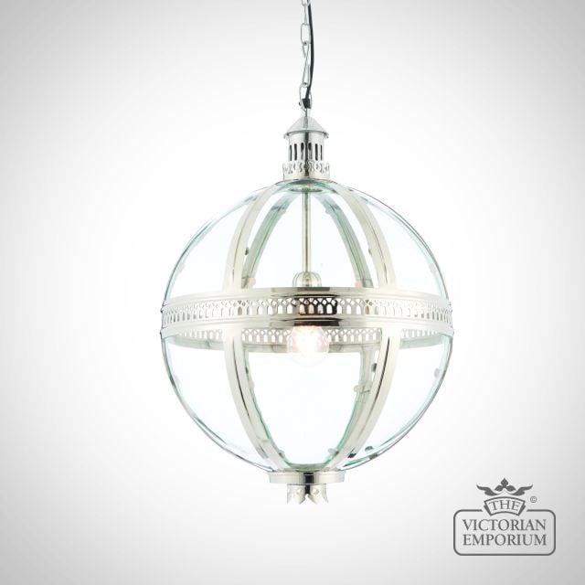 Vienna 410mm Spherical Pendant Light in Nickel