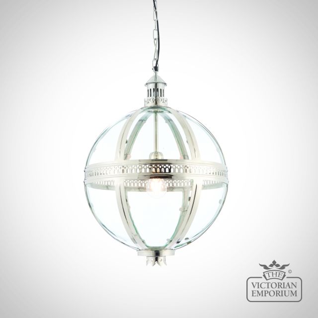 Vienna 410mm Pendant In Nickel  73108