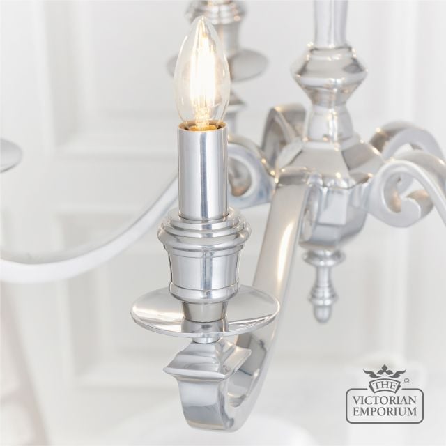 Finsbury Five Light Pendant In Chrome 73598 6